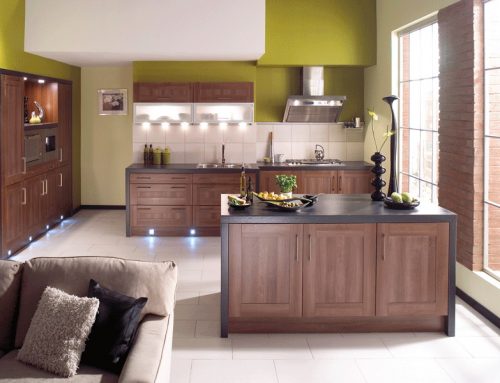 Melamine wooden shaker kitchen cabinets MK047