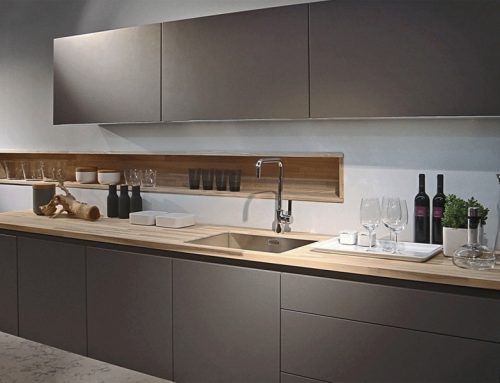 Italian dark color Cleaf kitchen cabinets UB01