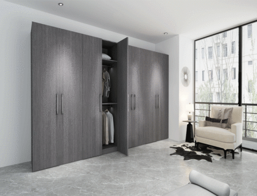 Melamine swing door wardrobe SWG039