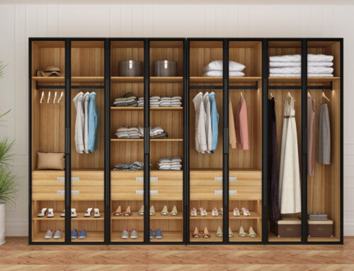 New Style Glass Door for Luxury Wardrobe